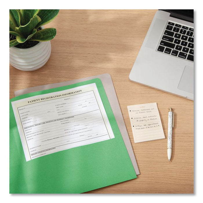 Two-Pocket Folders, Accommodates (100) 11 x 8.5 Sheets, Assorted Colors, 25/Box