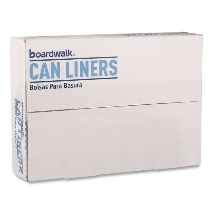 Low-Density Waste Can Liners, 30 gal, 0.95 mil, 30" x 36", Gray, Perforated Roll, 25 Bags/Roll, 4 Rolls/Carton
