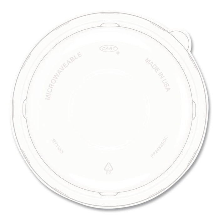 Dome Covers and Lids, For 24 oz to 32 oz Containers, 8.28" Diameter x 1.16"h, Clear, 300/Carton