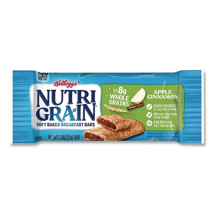 Nutri-Grain Soft Baked Breakfast Bars, Apple-Cinnamon, Indv Wrapped 1.3 oz Bar, 16/Box
