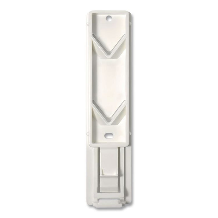 Single EcoLux Air Dispenser Bracket, For Ecolux Air Pump Dispenser Bottles, 1.19 x 0.44 x 5.69, White, 24/Carton