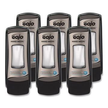 HAND MEDIC ADX-7 Dispenser, 685 mL, 3.94 x 3.67 x 9.79, Black, 6/Carton