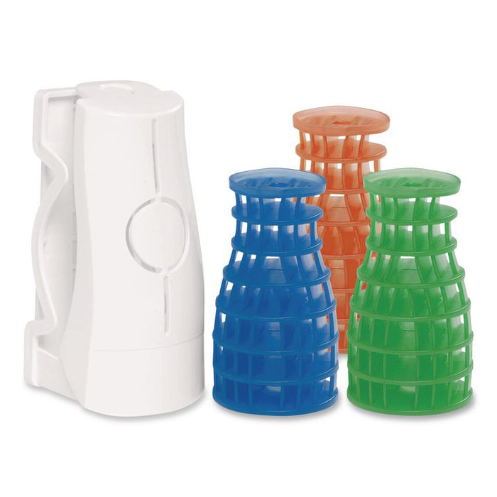 Solid Air Freshener Dispenser, 2.62 x 2.75 x 5.5, White