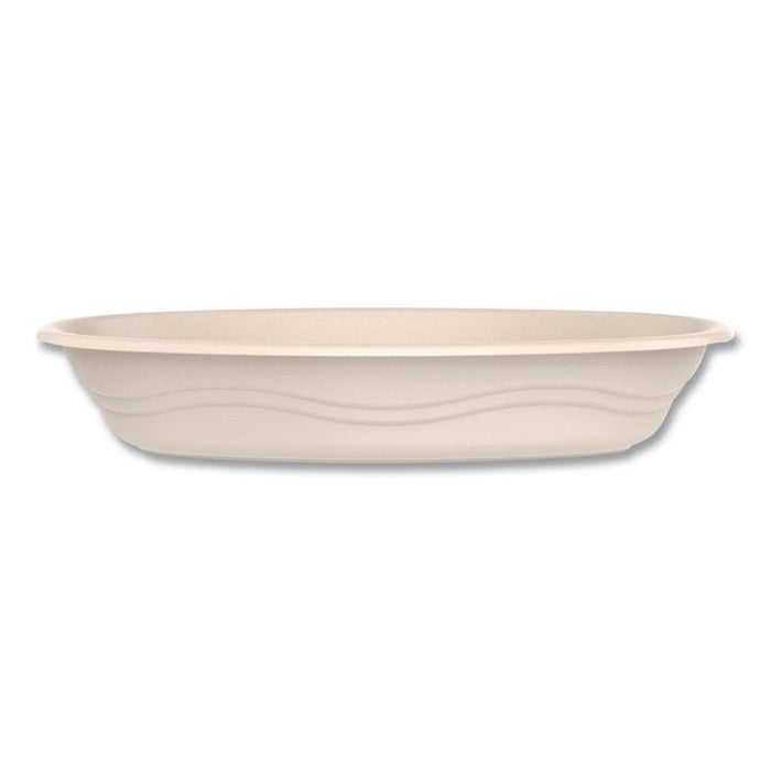 Compostable Fiber Containers, Pro Planet Seal, Bowl, 28 oz, Natural, 300/Carton