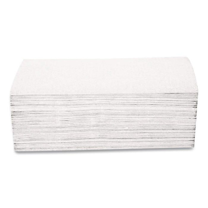 Recycled Multifold Paper Towels, 1-Ply, 9.5 x 9.5, White, 250/Pack, 16 Packs/Carton
