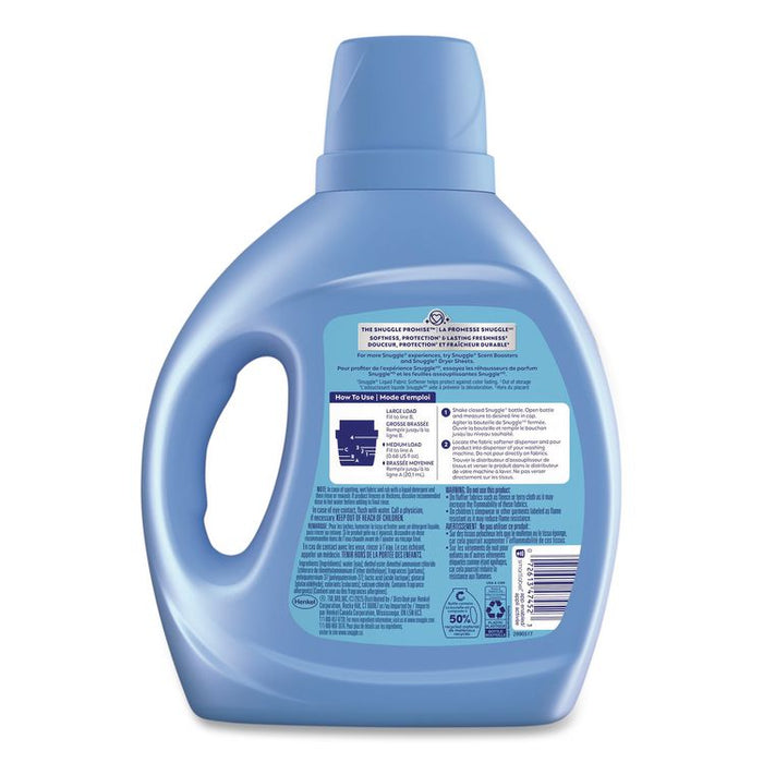Blue Sparkle Cuddle-Up Fresh Liquid Fabric Conditioner, 66 oz Bottle, 6/Carton