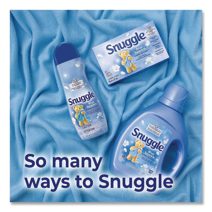 Blue Sparkle Cuddle-Up Fresh Liquid Fabric Conditioner, 66 oz Bottle, 6/Carton