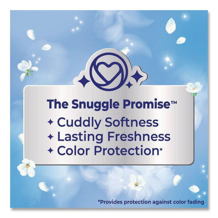 Blue Sparkle Cuddle-Up Fresh Liquid Fabric Conditioner, 66 oz Bottle, 6/Carton