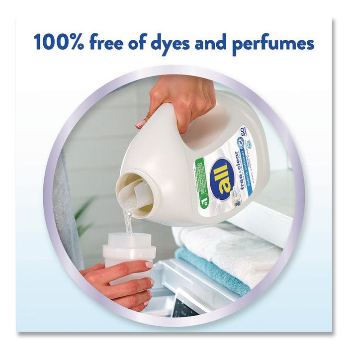 Free Clear Liquid Fabric Softener, Fragrance-Free, 34 oz Bottle, 6/Carton