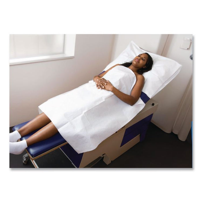 Disposable Tissue Drape Sheets, 40 x 48, White, 100/Carton