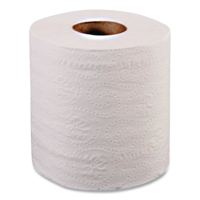 Recycled Two-Ply Standard Toilet Paper, Septic Safe, White, 550 Sheets/Roll, 80 Rolls/Carton