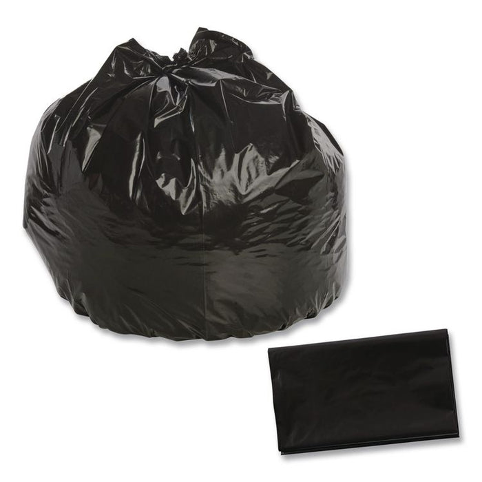 Total Recycled Content Plastic Trash Bags, 30 gal, 1.3 mil, 30" x 39", Black/Brown, 100/Carton