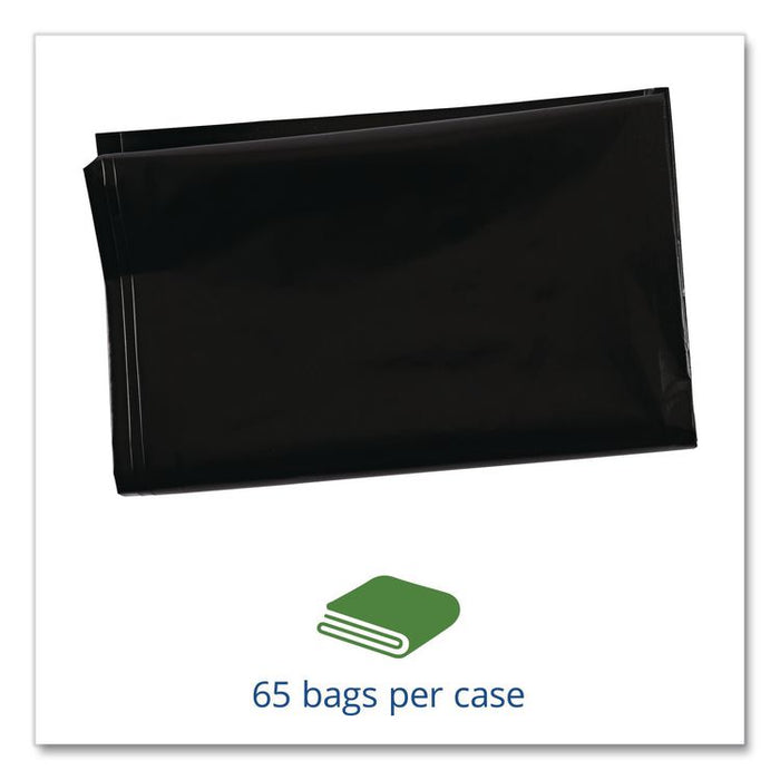 Insect-Repellent Trash Bags, 55 gal, 2 mil, 37" x 52", Black, 65/Box