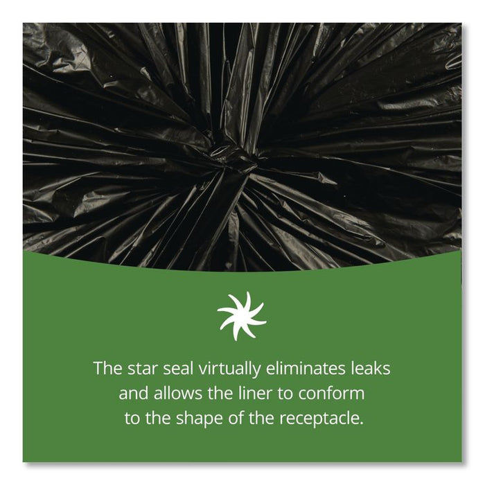 Insect-Repellent Trash Bags, 55 gal, 2 mil, 37" x 52", Black, 65/Box