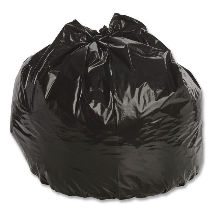 Total Recycled Content Plastic Trash Bags, 33 gal, 1.3 mil, 33" x 40", Black/Brown, 100/Carton