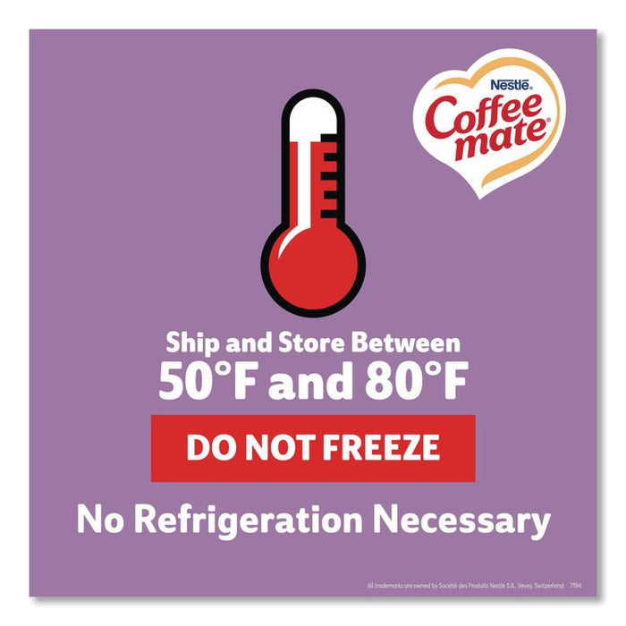 Bulk Liquid Coffee Creamer, Italian Sweet Cream, 0.38 oz Mini Cups, 180/Carton