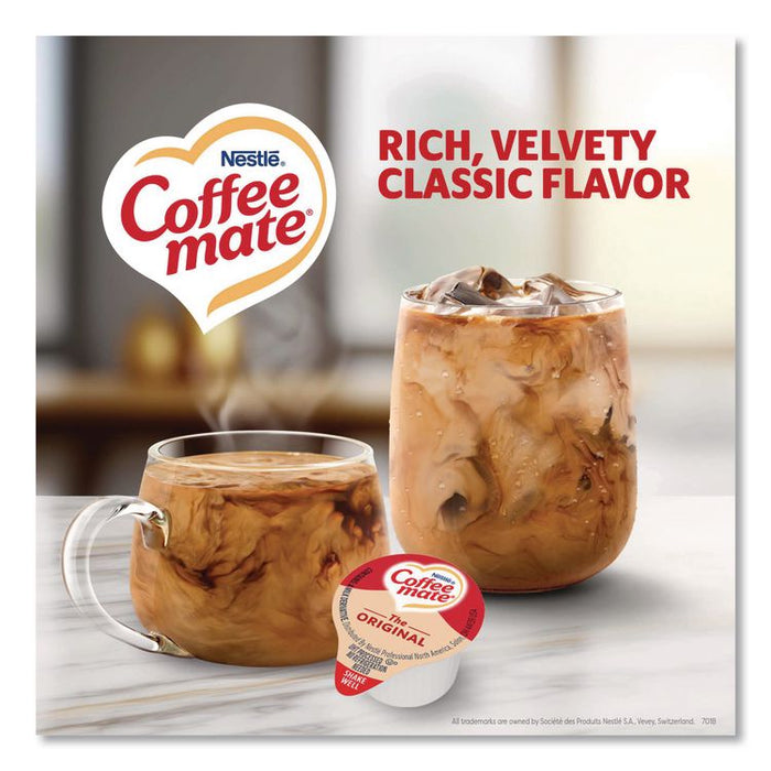 Liquid Coffee Creamer, Original, 0.38 oz Mini Cups, 360/Carton