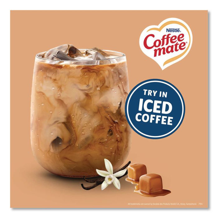 Bulk Liquid Coffee Creamer, Vanilla Caramel, 0.38 oz Mini Cups, 180/Carton
