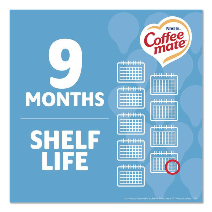 Liquid Coffee Creamer, French Vanilla, 0.38 oz Mini Cups, 360/Carton