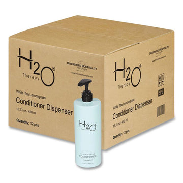H2O Therapy Conditioner Air Pump, White Tea and Lemongrass Scent, 16.23 oz Bottle, 12/Carton
