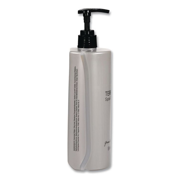 Terra Pure Shampoo Air Pump, Green Tea Lemongrass Scent, 16.23 oz Bottle, 12/Carton