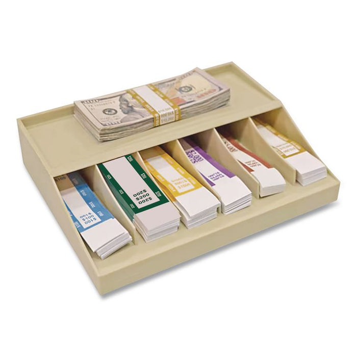 Currency Straps, Self-Adhesive, Ones, $100 Strap, Blue/White, 1,000/Pack
