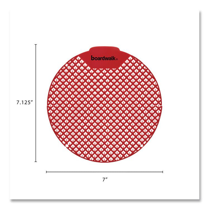 Urinal Screen, Cherry Scent, Red, 1.8 oz, Dozen