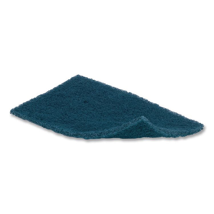 Doodlebug Medium-Duty Scrub Pad, 4.62 x 10, Blue, 10/Carton
