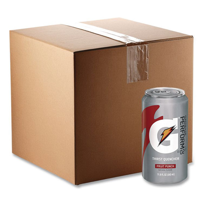Thirst Quencher Can, Fruit Punch, 11.6 oz Can, 24/Carton