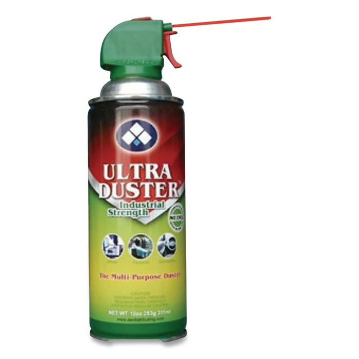 Industrial Strength Compressed Air Duster Cleaner, 10 oz Can, 2/Pack