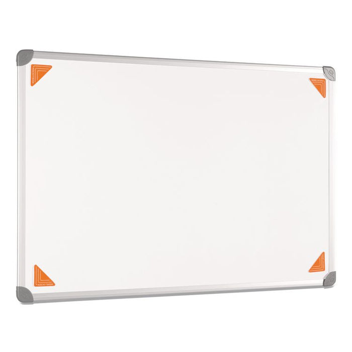Beacons Smart Stickers for Whiteboards, Reusable Triangles, 2.5" x 2.5", Fluorescent Orange, 4/Pack