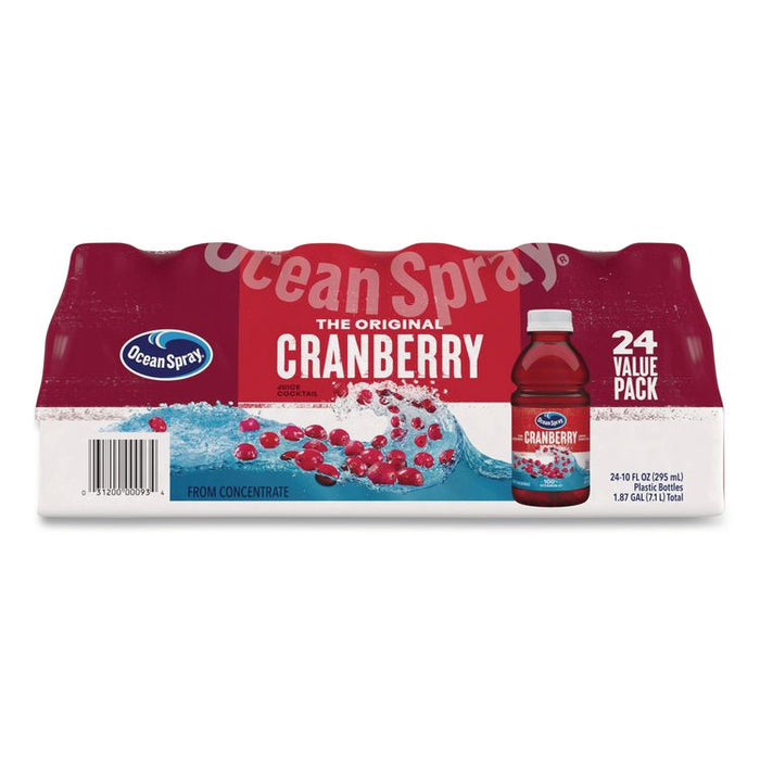Cranberry Juice Cocktail, Cranberry, 10 oz Bottle, 24/Carton