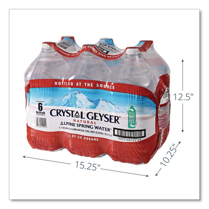 Alpine Spring Water, 1 Gal Bottle, 6/Carton