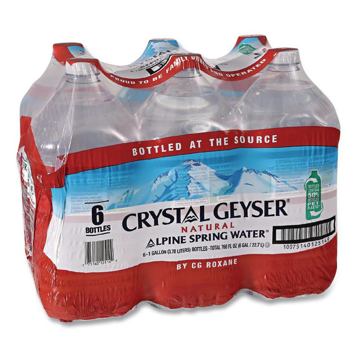 Alpine Spring Water, 1 Gal Bottle, 6/Carton