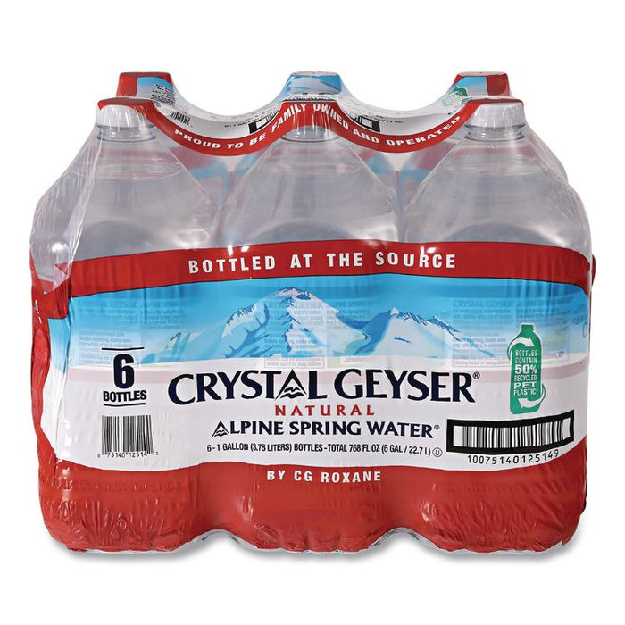 Alpine Spring Water, 1 Gal Bottle, 6/Carton