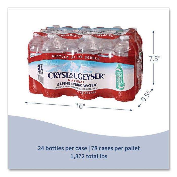 Alpine Spring Water, 16.9 oz Bottle, 24/Carton, 84 Cartons/Pallet
