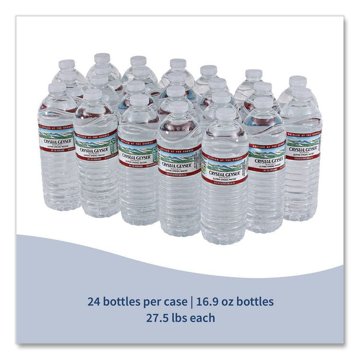 Alpine Spring Water, 16.9 oz Bottle, 24/Carton