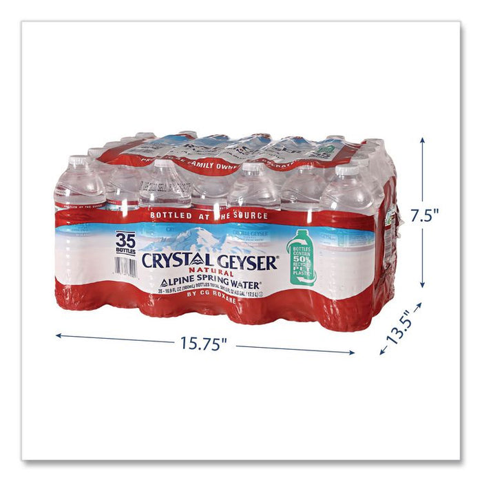Alpine Spring Water, 16.9 oz Bottle, 35/Carton