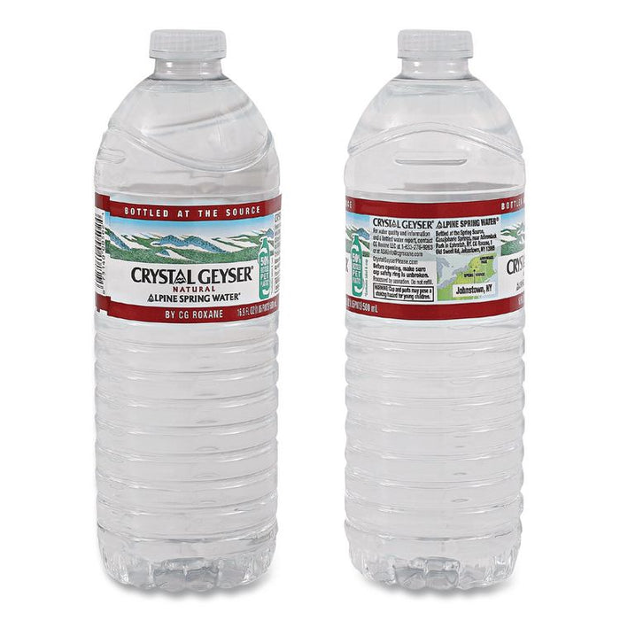Natural Alpine Spring Water, 16.9 oz Bottle, 35/Carton