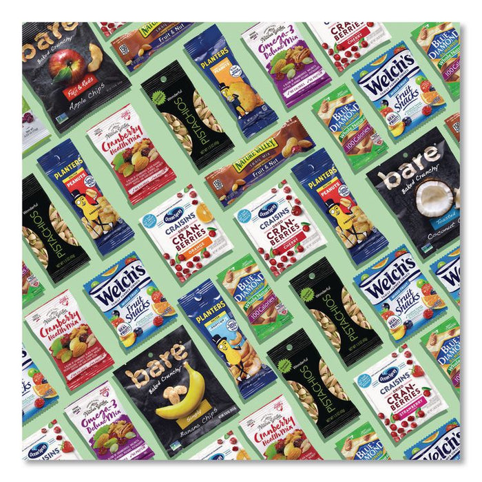 Fruits and Nuts Snack Box, 37 Assorted Snacks/Box