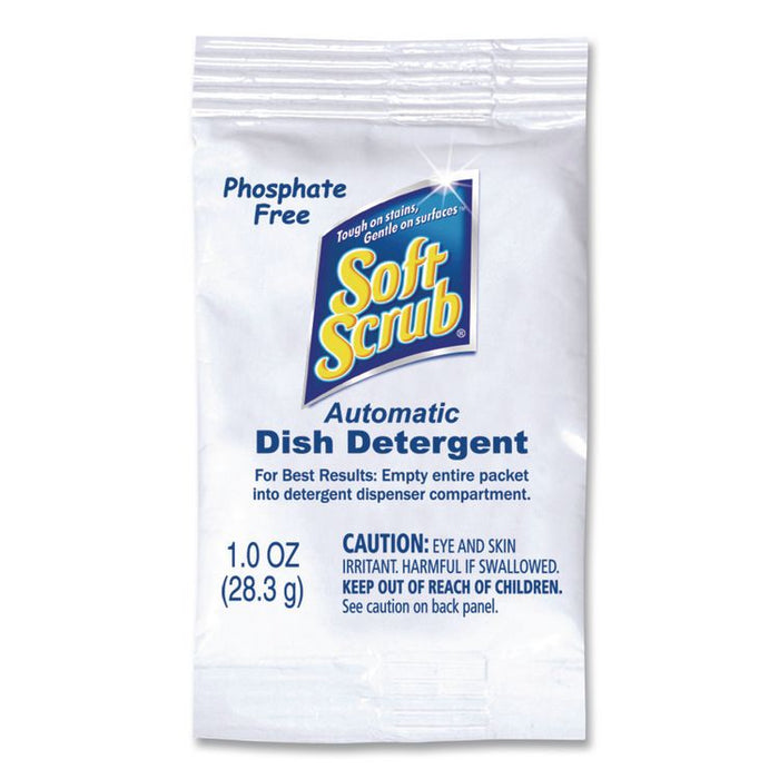 Automatic Dish Detergent, Lemon Scent, Powder, 1 oz Pack, 200/Carton