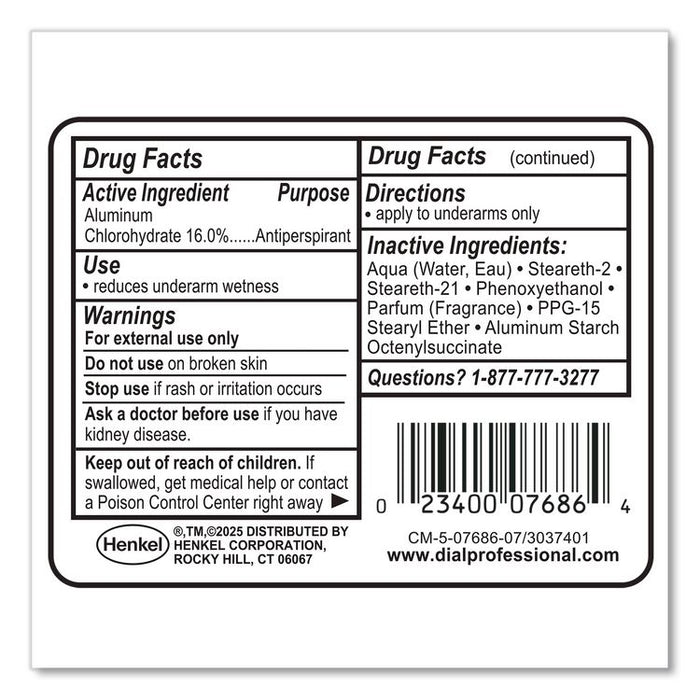Anti-Perspirant Deodorant, Crystal Breeze Scent, 1.5 oz, Roll-On Bottle, 48/Carton