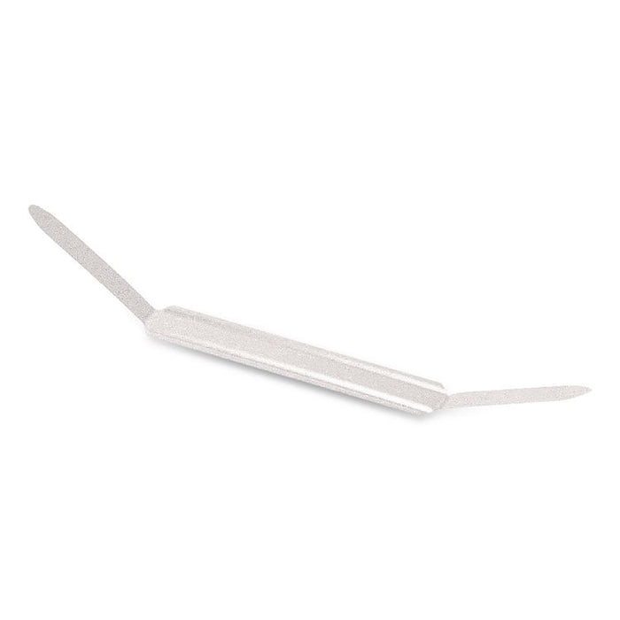 Premium Two-Prong Fastener Bases, 2" Capacity, 2.75" Center to Center, Silver, 100/Box