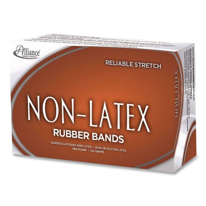 Non-Latex Rubber Bands, Size 33, 0.04" Gauge, Orange, 1 lb Box, 720/Box