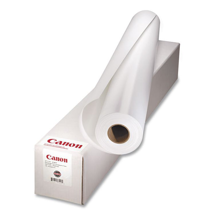 Glossy Photographic Paper Roll, 3" Core, 10 mil, 36" x 100 ft, Glossy White