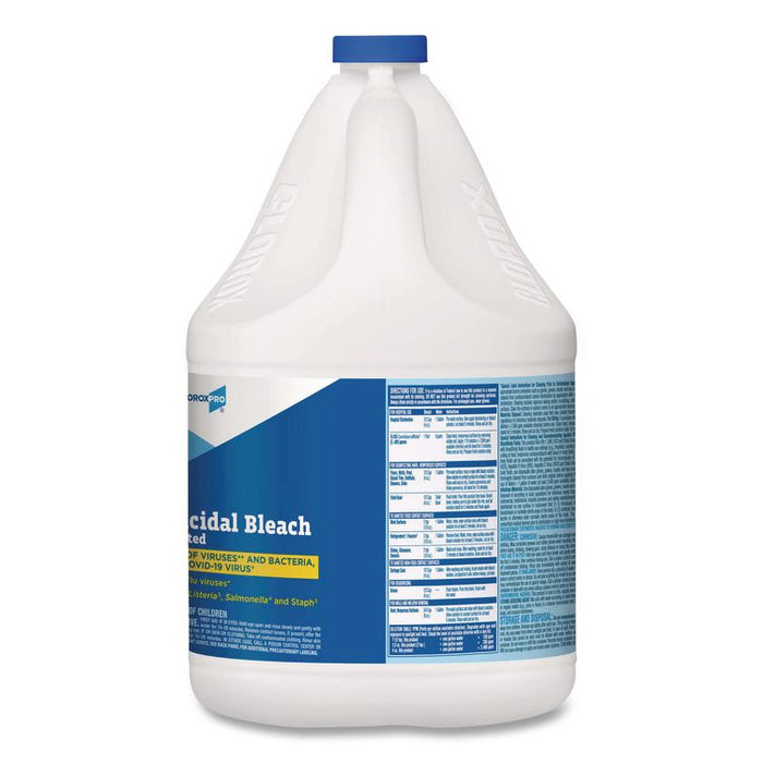 CloroxPro Concentrated Germicidal Bleach, Regular Scent, 121 oz Bottle, 3/Carton