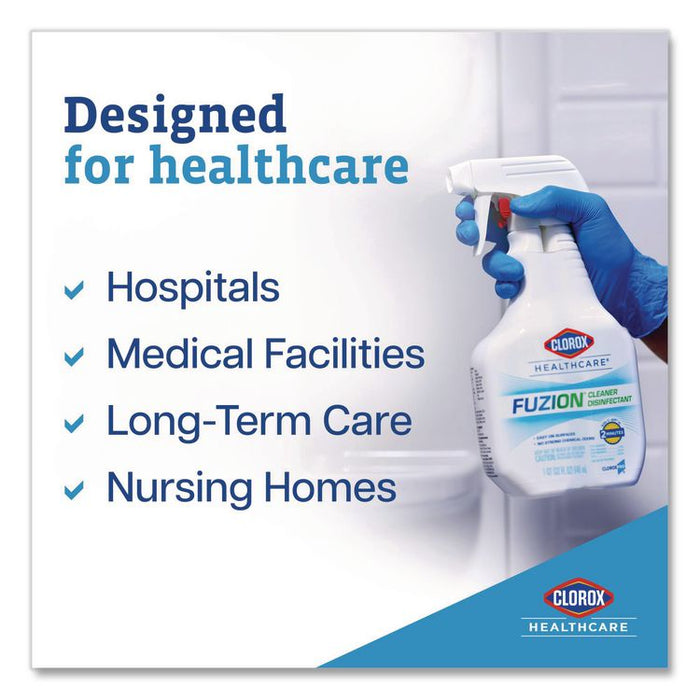 Fuzion Cleaner Disinfectant, Unscented, 32 oz Spray Bottle