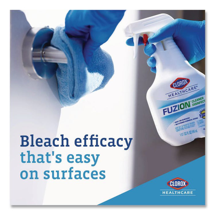 Fuzion Cleaner Disinfectant, Unscented, 32 oz Spray Bottle