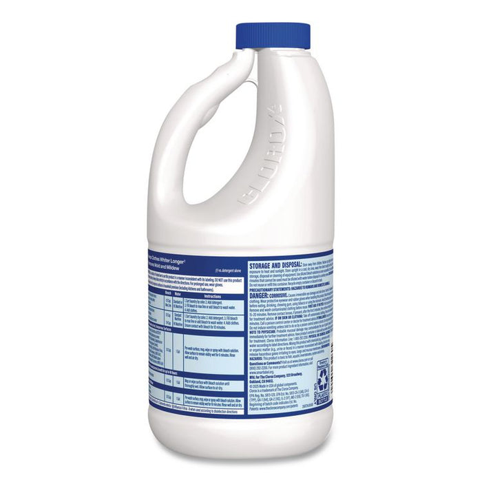 Concentrated Regular Disinfecting Bleach, Unscented, 43 oz Bottle