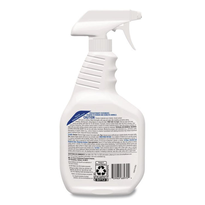 Bleach Germicidal Cleaner, Unscented, 32 oz Spray Bottle